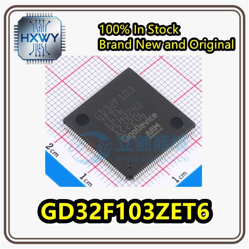 (5/20 pieces) Original GD32F103ZET6 LQFP-144 ARM Cortex-M3 32-bit Microcontroller (MCU) Chip In Stock