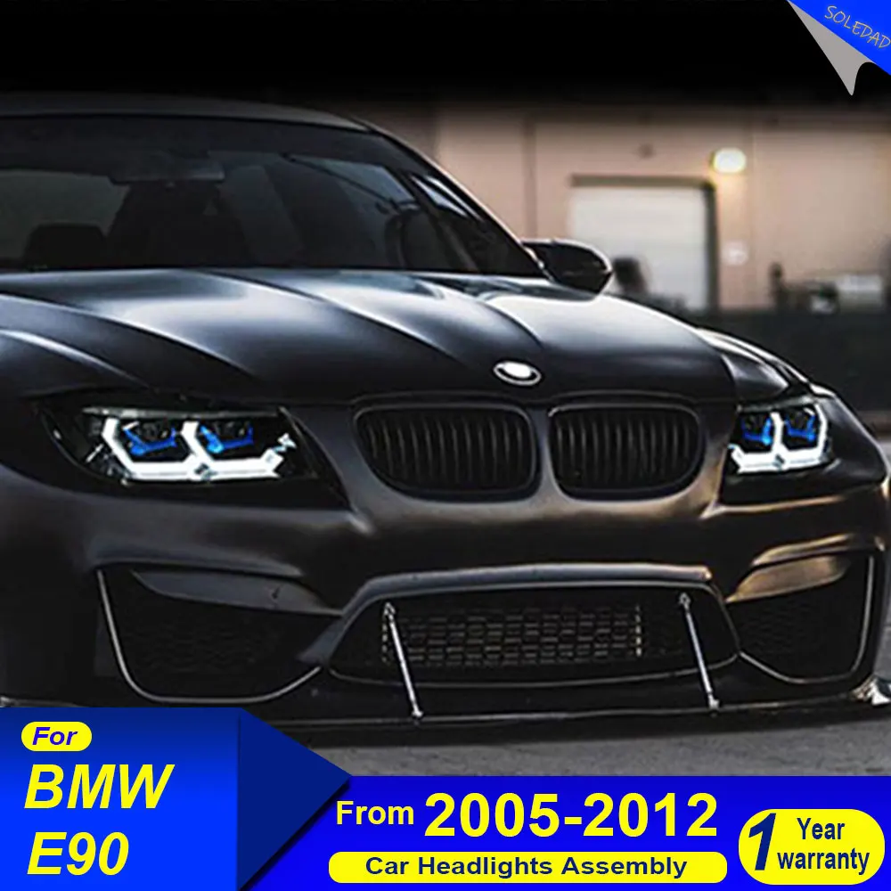 

LED HeadLamp for BMW E90 LED Headlight 2005-2012 Headlights 320i 325i 318i DRL Turn Signal High Beam Angel Eye Projector Lens