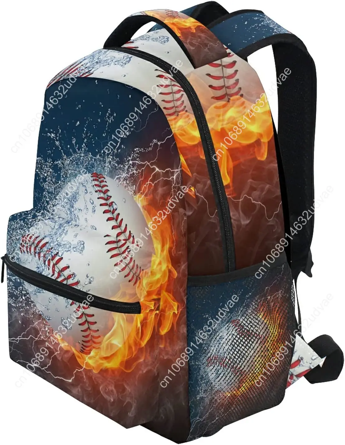 Baseball Kids Backpack For Boys Girls, Baseball School Backpacks Bookbag Elementary School Bag Book Bag Daypack Travel B