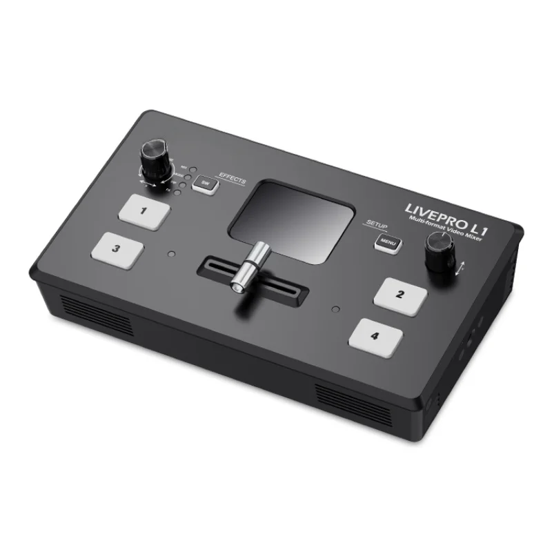 new LIVEPRO L1 Newest 4 hdmi inputs usb 3.0 live stream and recording mini video switcher