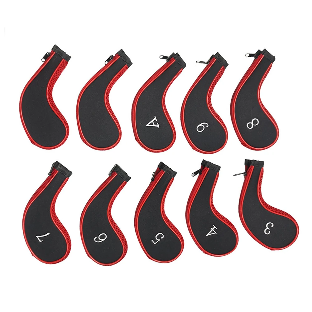

For Golf Sport About 10*19cm Iron Covers Easy To Use Structure Fits Standard Golf Clubs For Long-term Protection