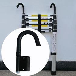 Telescoping Ladder Hook Stabilizers High Performance Standoff for Outdoor Durable Anti-falling Extension Ladders Roof Hook Metal