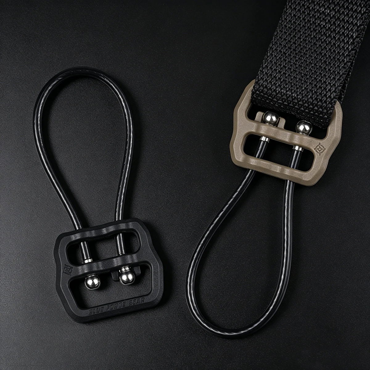 Universal Wire Loop Sling Swivel Mount Hooks Connection Quick Release Buckle 1