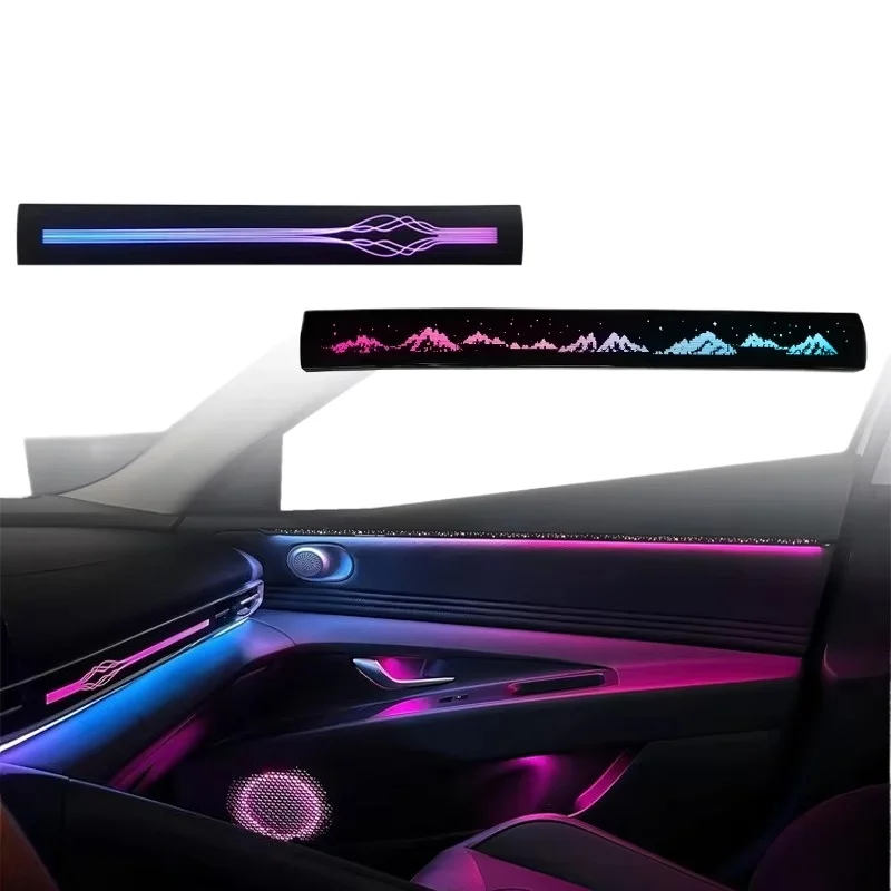 

Автомобильная атмосферная подсветка на 64 цвета для Elantra 2021-2025: Аксессуары для интерьера с 64-цветной симфонической подсветкой