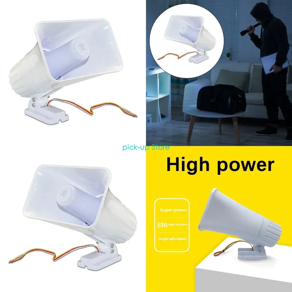 

Q5WA Industrial Wire Alarm 150dB Volumes Long Service Alarm for House Use