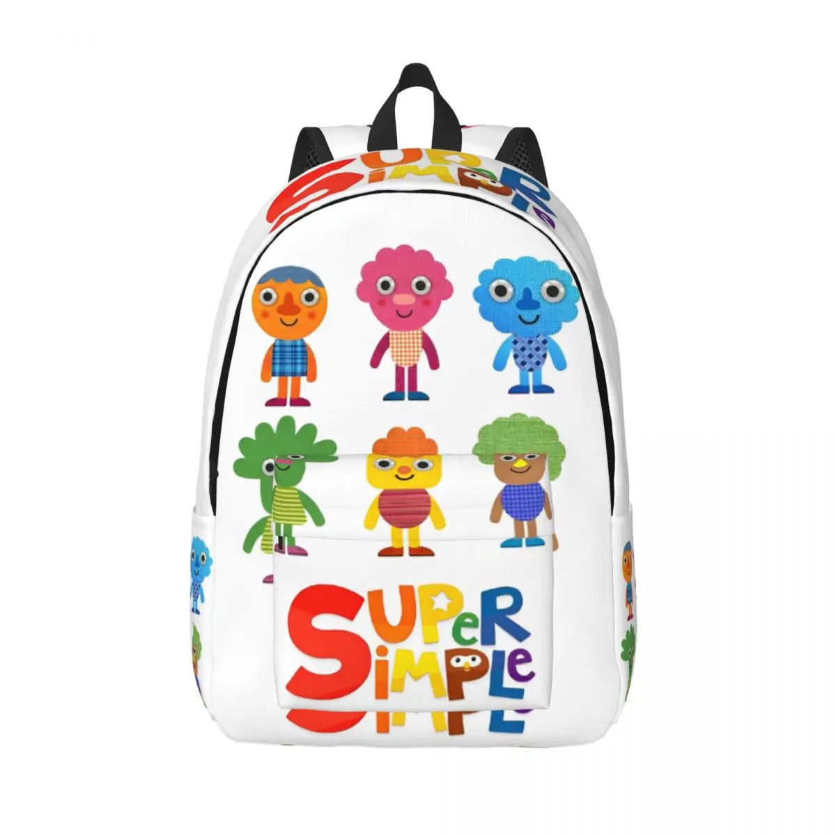 Noodle & Pals Micro Super Simple Fashion Backpack Sports Hiking Travel Nursery Rhymes Songs Daypack Laptop Computer Shoulder Bag