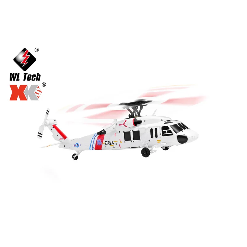 

K270 Black Hawk Uh-60L Бесщеточный 4-канальный вертолет 4-лопастной безвоздушный с 6-осевым гироскопом с оптическим потоком и удержанием высоты RC Игрушечный самолет