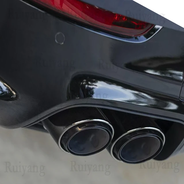 2018-2024年式カイエンクーペ9Y0用排気管テールパイプスポーツエキゾーストデュアルアウトレットから4アウトレットへ
