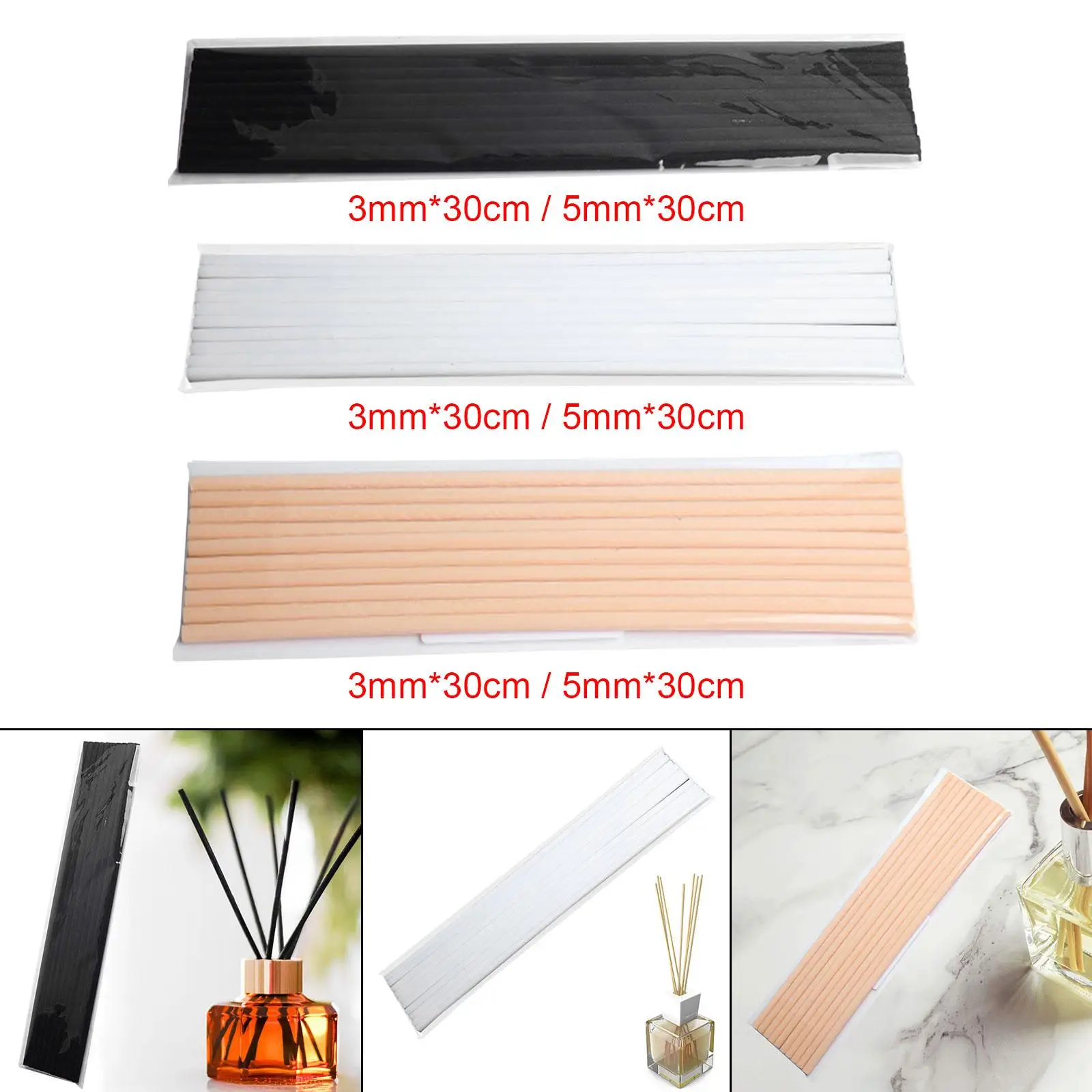 10 Stuks Riet Diffuser Sticks 30Cm Etherische Olie Diffuser Navulling Stick Fiber Reed Diffuser Sticks Voor Home Spa Kantoor Badkamer