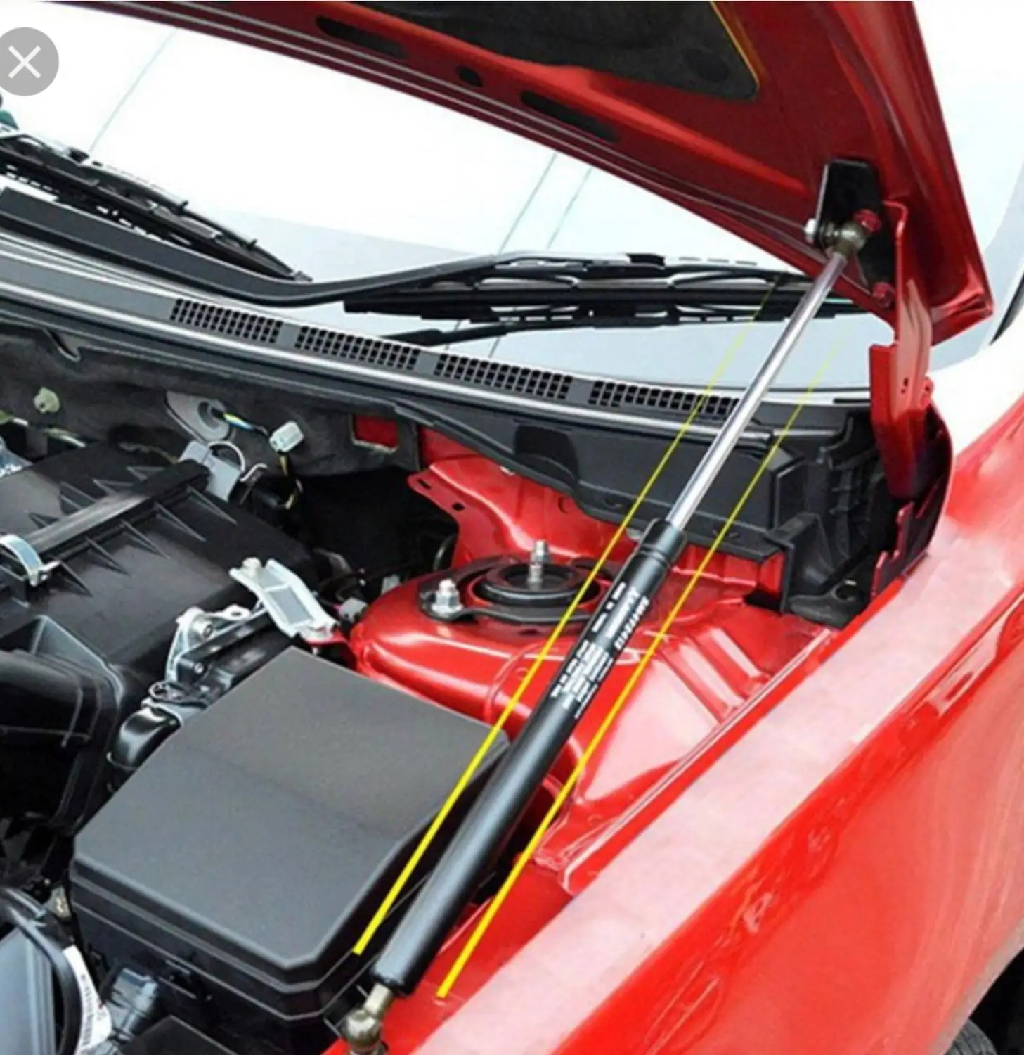 

2 шт. модифицированный демпфер капота для ALFA ROMEO MITO 955 хэтчбек 3-дверный 2008-2017 передний капот газовые стойки подъемная опора амортизатор поршневые стержни