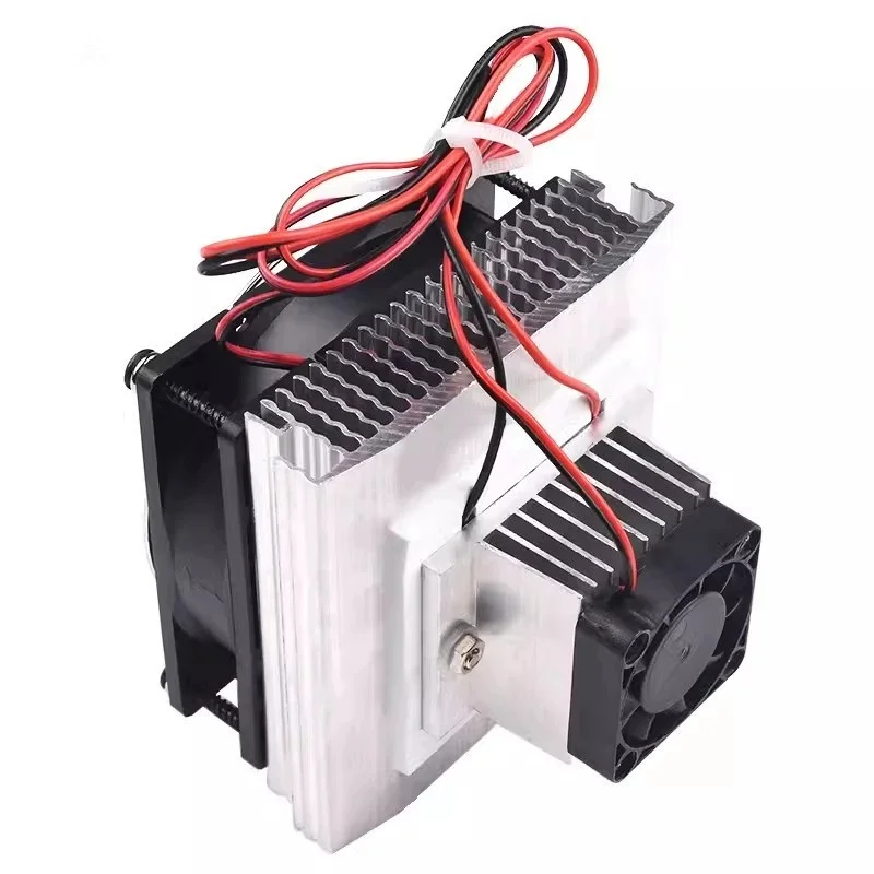 Upgraded Semiconductor Refrigeration Kit DIY Electronic Refrigerator Constant Temperature Cooling 12V Refrigerator Module