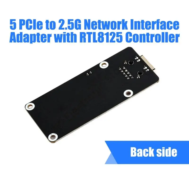 R2LF 2.5G Ethernet Converter for RPi 5 PCIe Slot Power Supply Networking Adapter Plate Board Space Saving Accessories