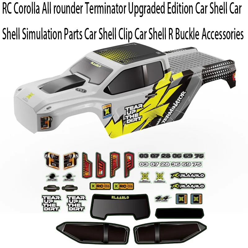 RC Corolla All rounder Terminator Upgraded Edition Car Shell Car Shell Simulation Parts Car Shell Clip Car Shell R Buckle Access