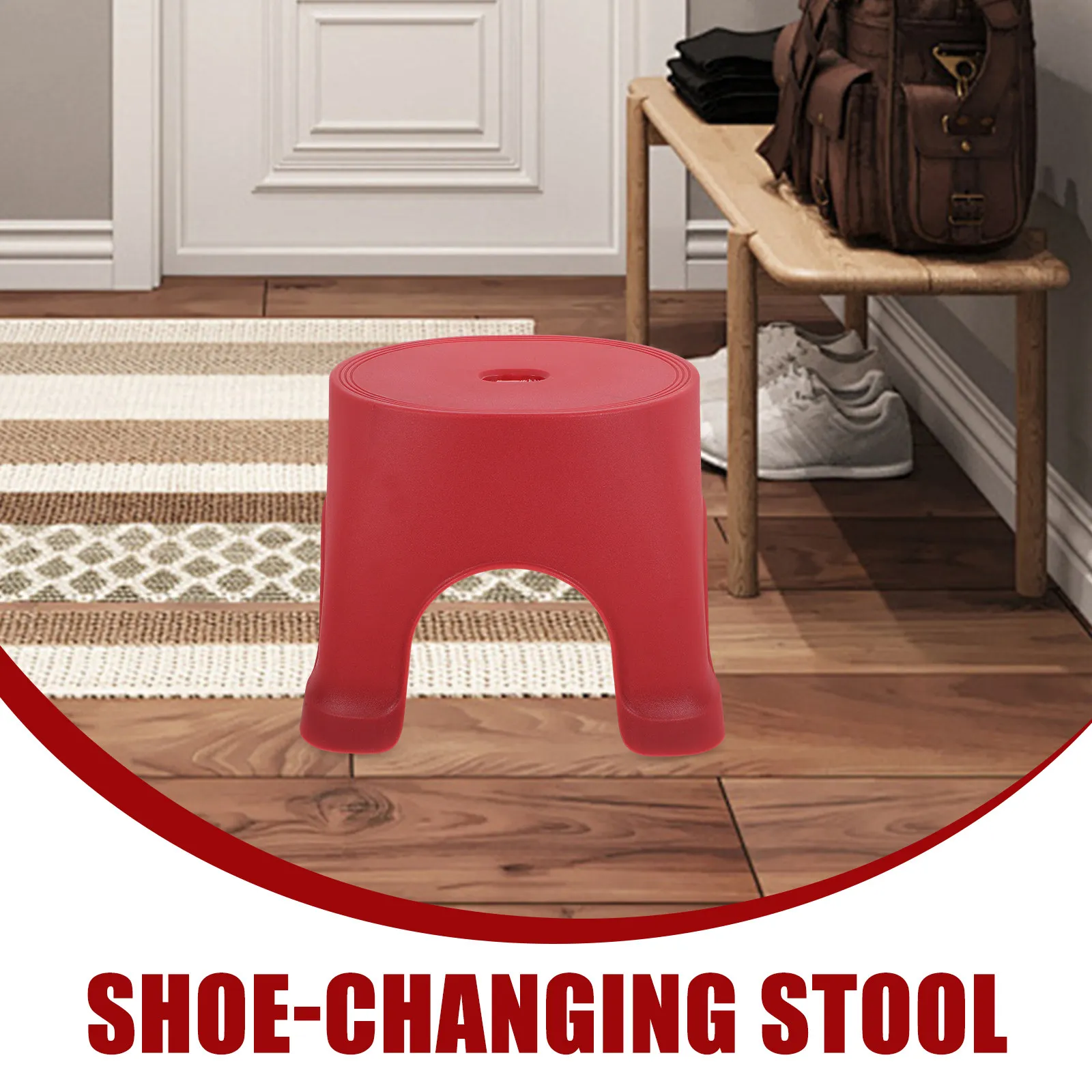 

1 шт. Противоскользящая пластиковая подставка-ступенька для малышей в ванную комнату, нескользящая банная скамейка, детский табурет-ступенька, домашняя подставка для ног