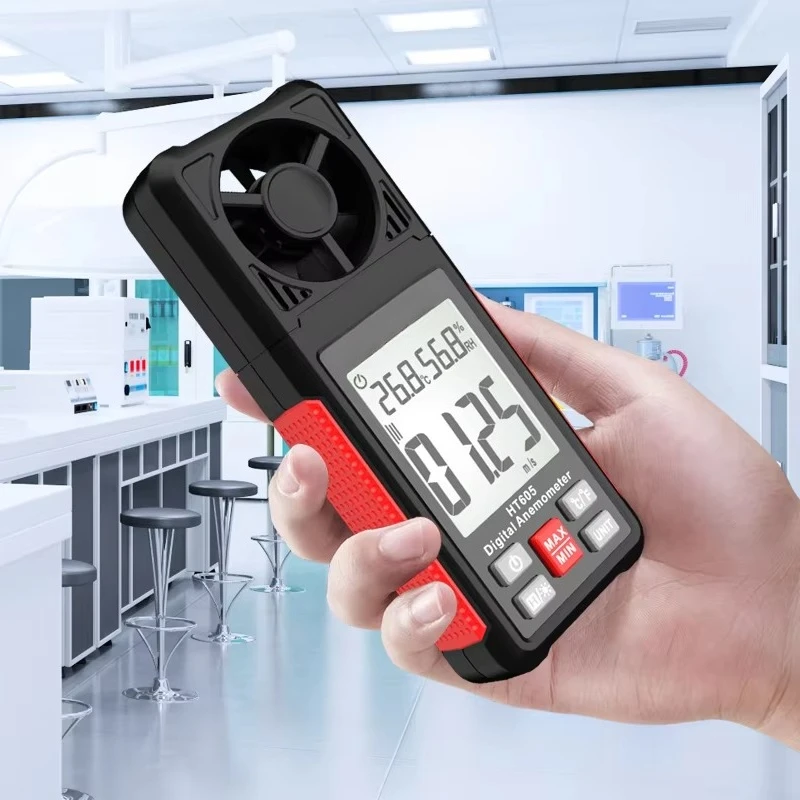 Portable Digital Anemometer Sale Speed Measuring Instruments Measures Air Velocity Temperature Humidity Wireless