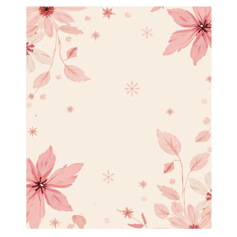 1 قطعة بطانية الفانيلا أنيقة الأزهار ندفة الثلج بطانية لديكور غرفة المعيشة المريحة