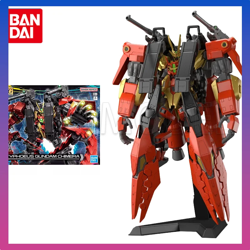 

Bandai оригинальный комплект модели Gundam, аниме-фигурка HG 1/144 TYPHOEUS GUNDAM CHIMERA, экшн-фигурки, игрушки, коллекционные подарки