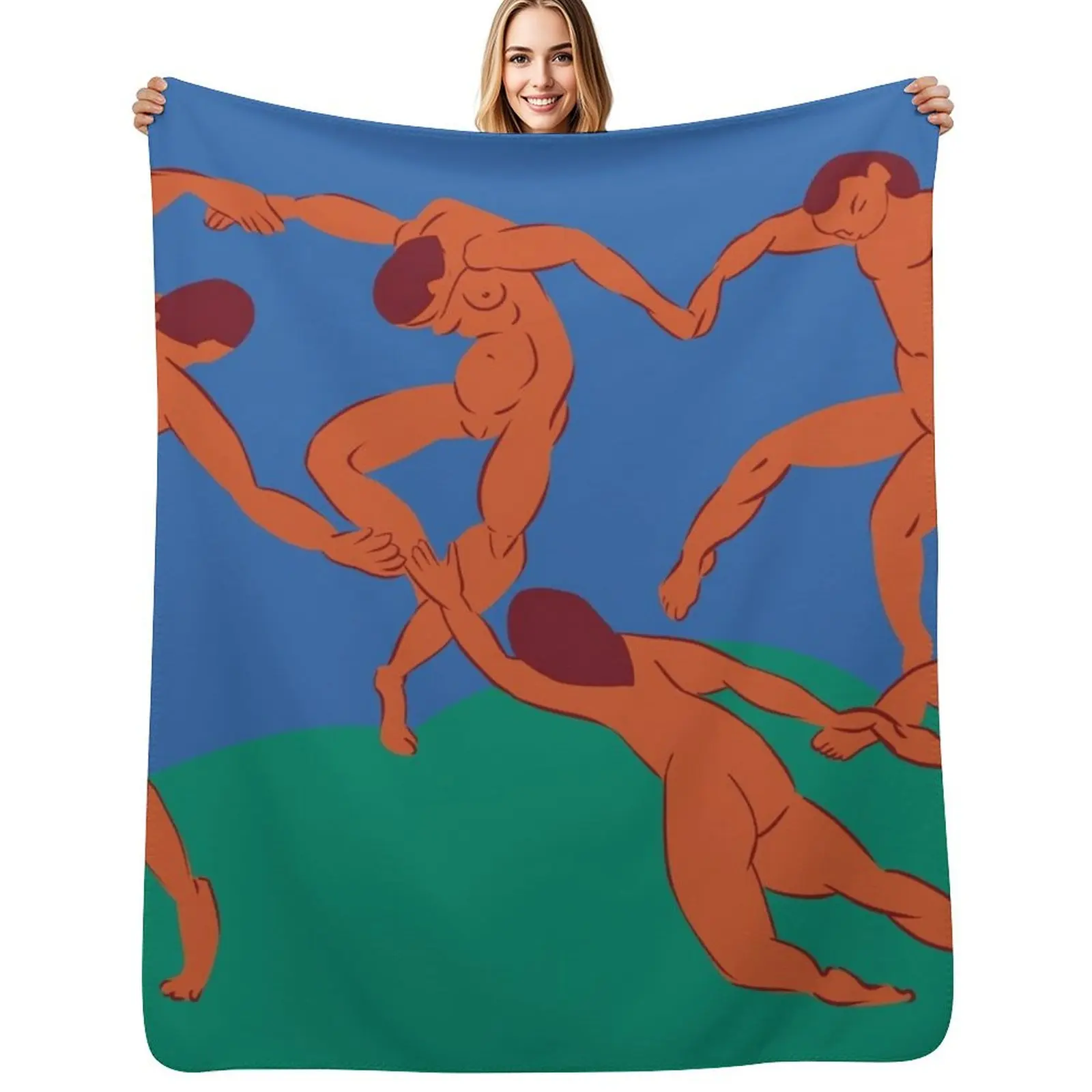 Matisse - The Dance Throw Blanket Blankets For Bed Personalized Gift Luxury Thicken Travel Thermal Soft Big Blankets