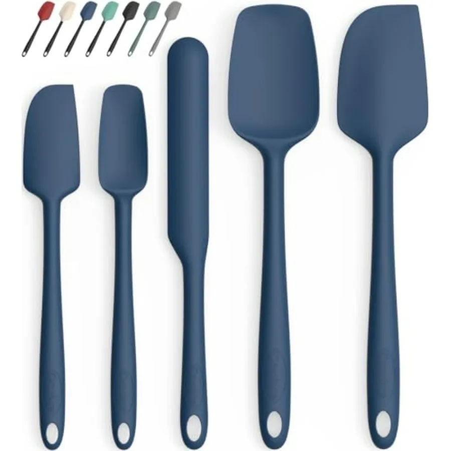 

Silicone Spatula Set of 5, High Temperature Resistant, Food Grade Silicone, Dishwasher Safe, for Baking, Cooking