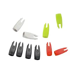 1/4inch Archery Arrow Nocks 4.2mm Conical Shape Wood Bamboo Arrows Nocks Shooting Hunting Accessories 12pcs