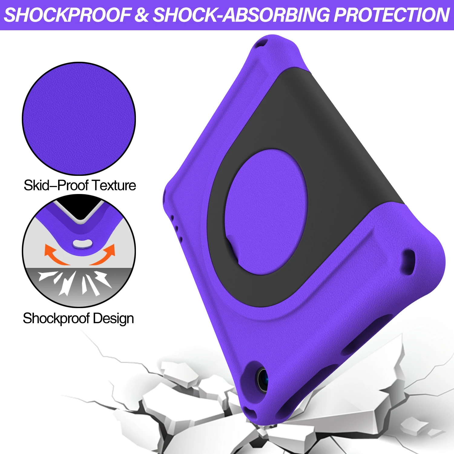 Tablet case For Amazon Fire 7 2022 12th Gen foldable hangable cover