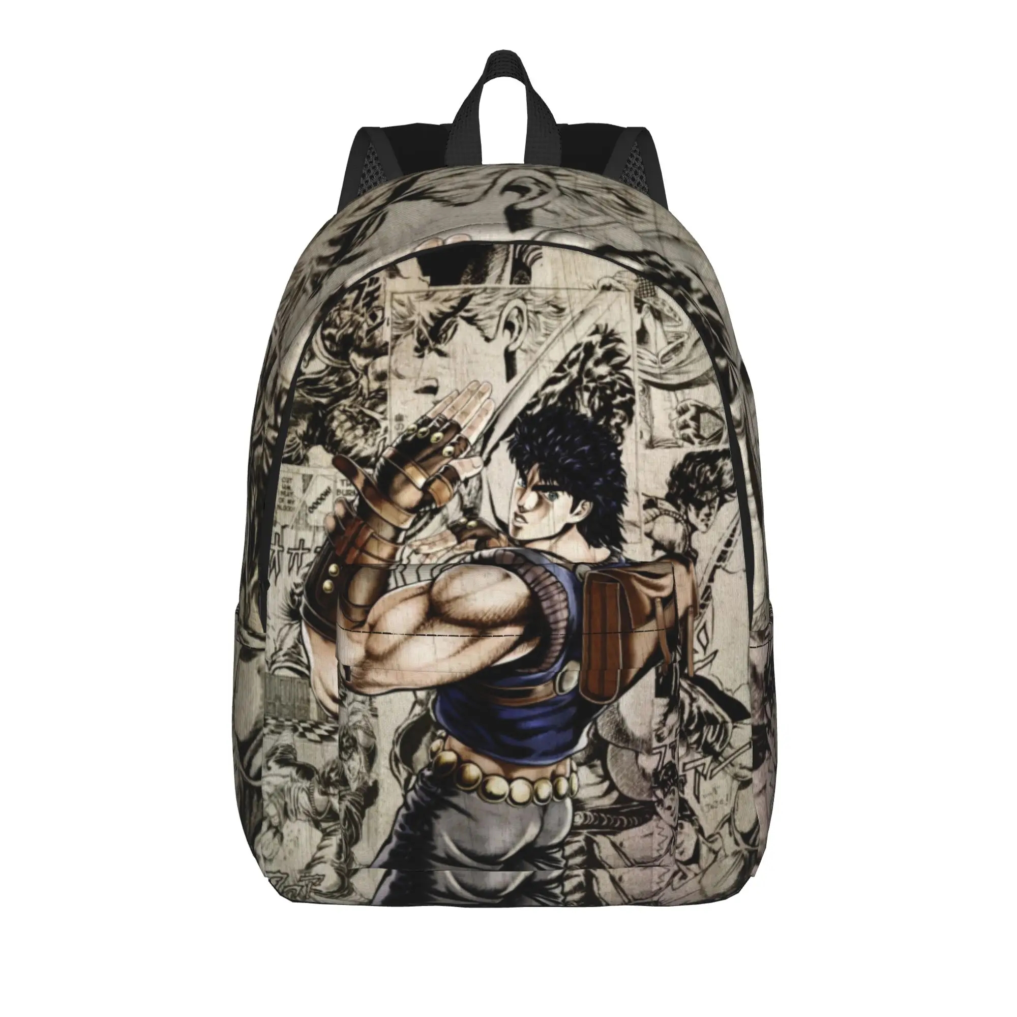 Temporada de regreso a clases, mochila de Jonathan Joestar (3), mochila de JoJo's Bizarre Adventure para parejas, mochila de buena calidad