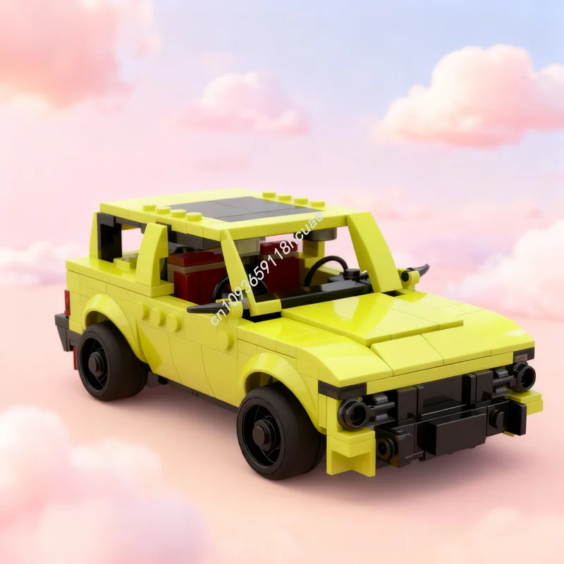 

308 деталей MOC City Champions: Конструктор «Лада Нива» (альтернативная модель), развивающий набор для сборки, идея для творчества, рождественский подарок