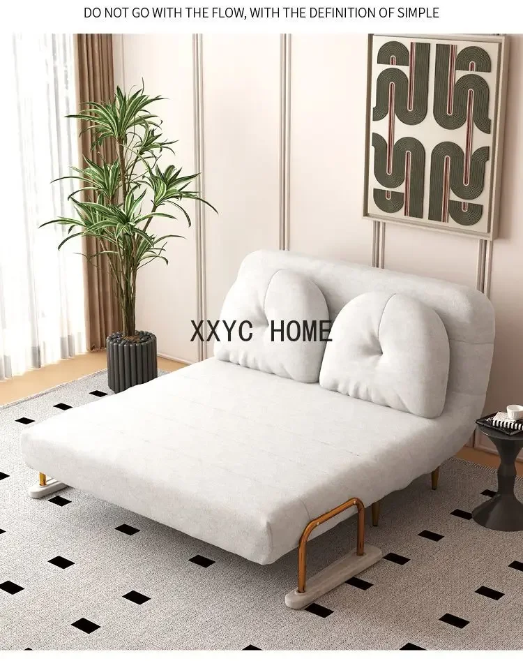 Foldable Dual-Purpose New Single Double Balcony Multi-Functional Internet Celebrity Cloud Retractable Bed