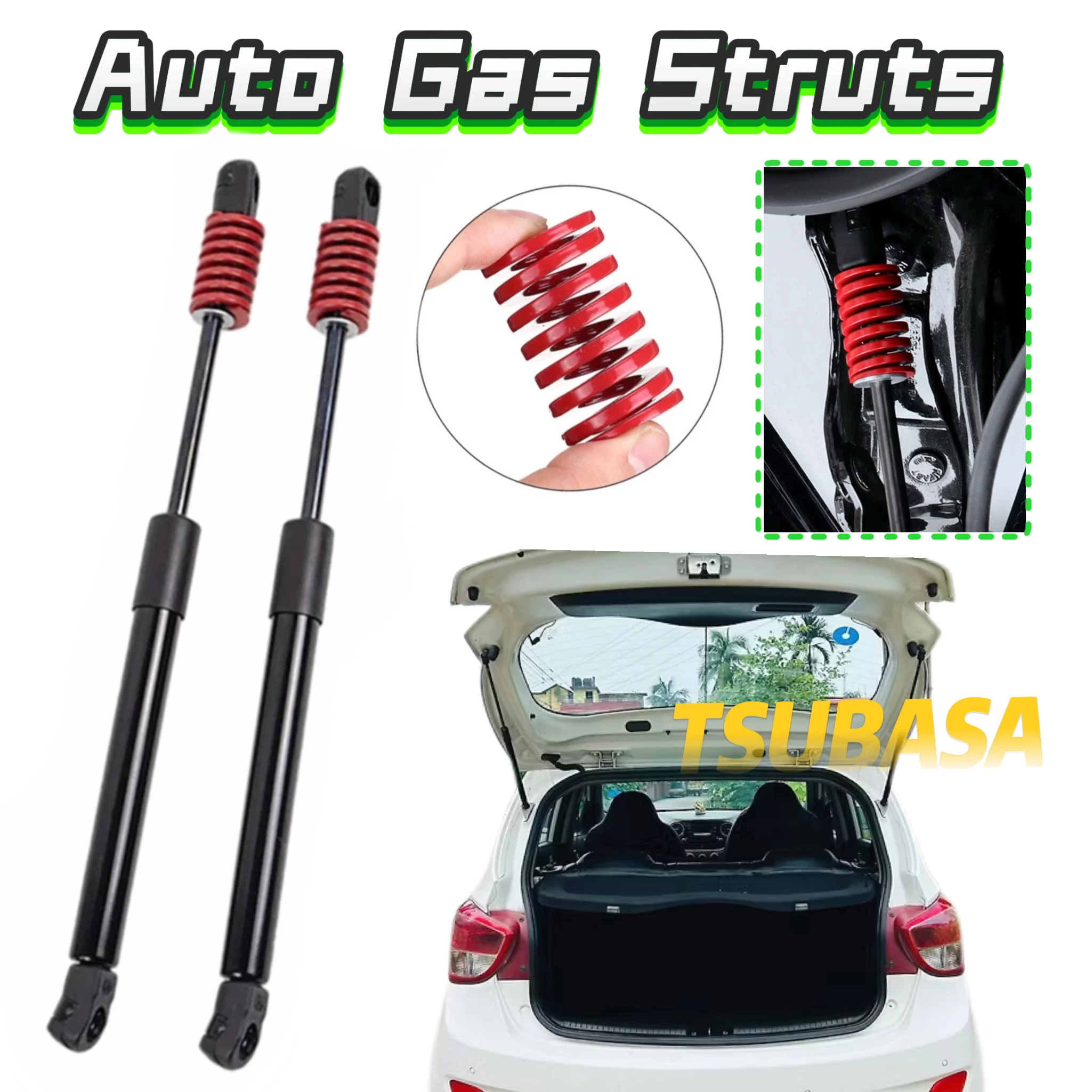 

Автоматические стойки с пружинами для Hyundai Grand i10 BA Hatchback 2013-2022, задняя дверь багажника, подъемник багажника, поддерживает амортизатор, стержень