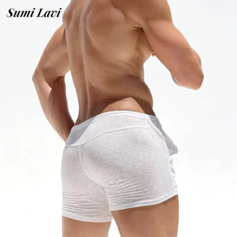 

Одежда для сна, мужские шорты, пижамы, дышащие, удобные, мягкие короткие брюки, мужские весенне-летние сексуальные облегающие эластичные шорты, ночная рубашка для мужчин