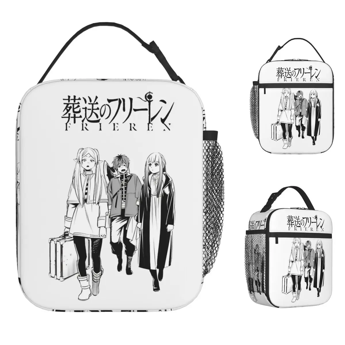 

Sousou No Frieren Popular Anime Lunch Bag Child Outdoor Picnic Graphic Cooler Bag Fun Waterproof Thermal Tote Handbags