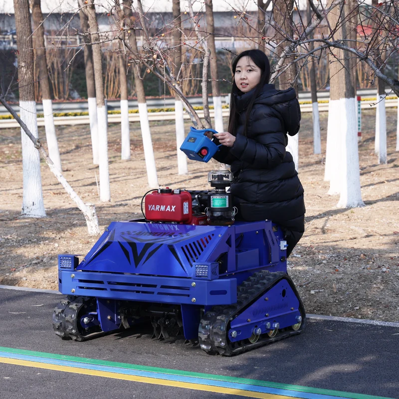 Customized Fast Deliver Cheap Remote Control Lawn Mower Hammer Mower Diesel Electric Start