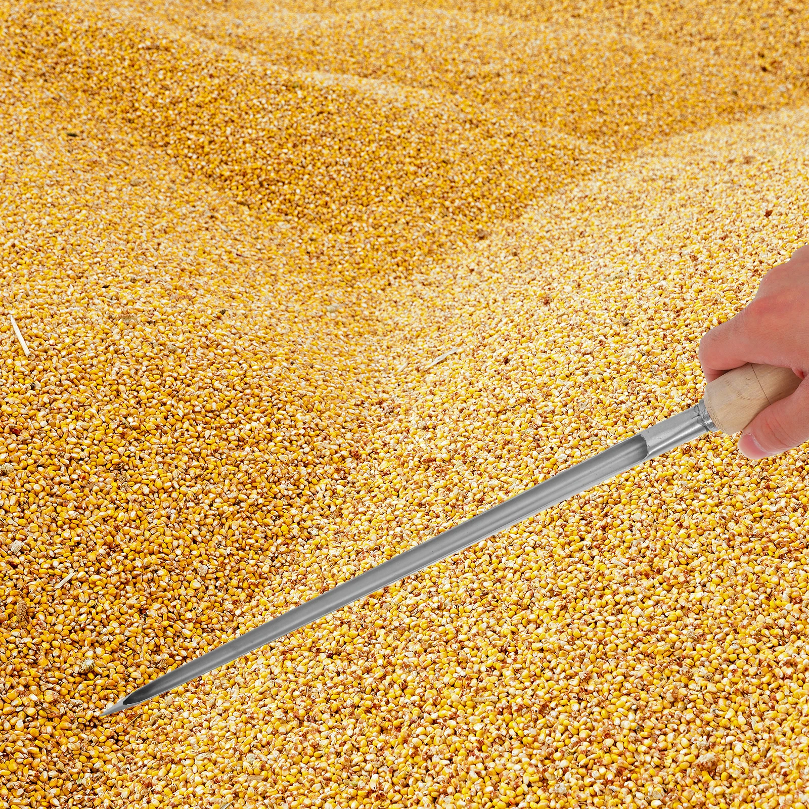 

Stainless Steel 304 Grain Sampler Multigrain Corn Rice Wheat Picker Powder Probe Tool Ergonomic H Accurate Sampling Ideal