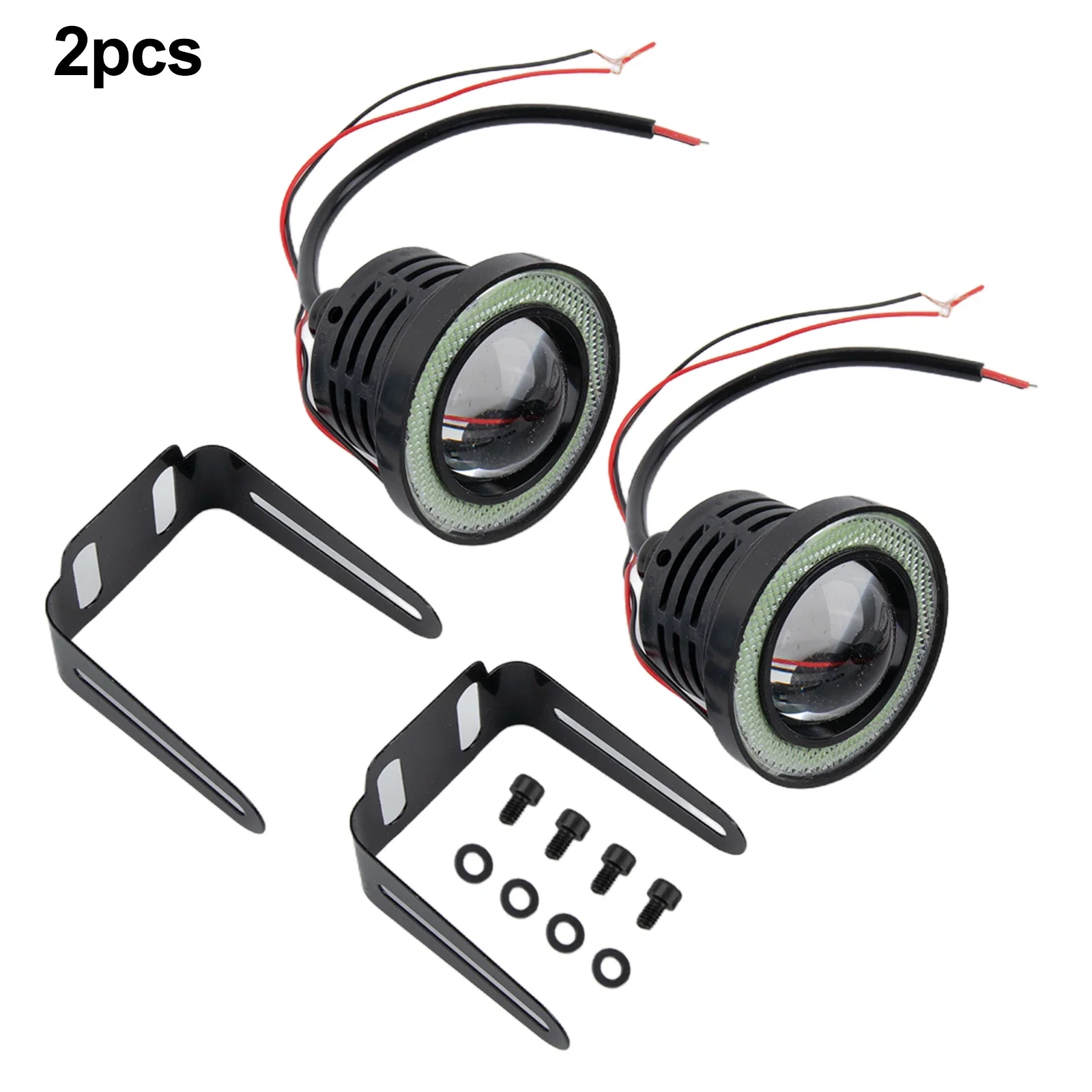 Automotive Lighting 64mm Diameter LED Fog Light 10W Lighting Output Clear Visibility Enhancement Compact Size 64mm