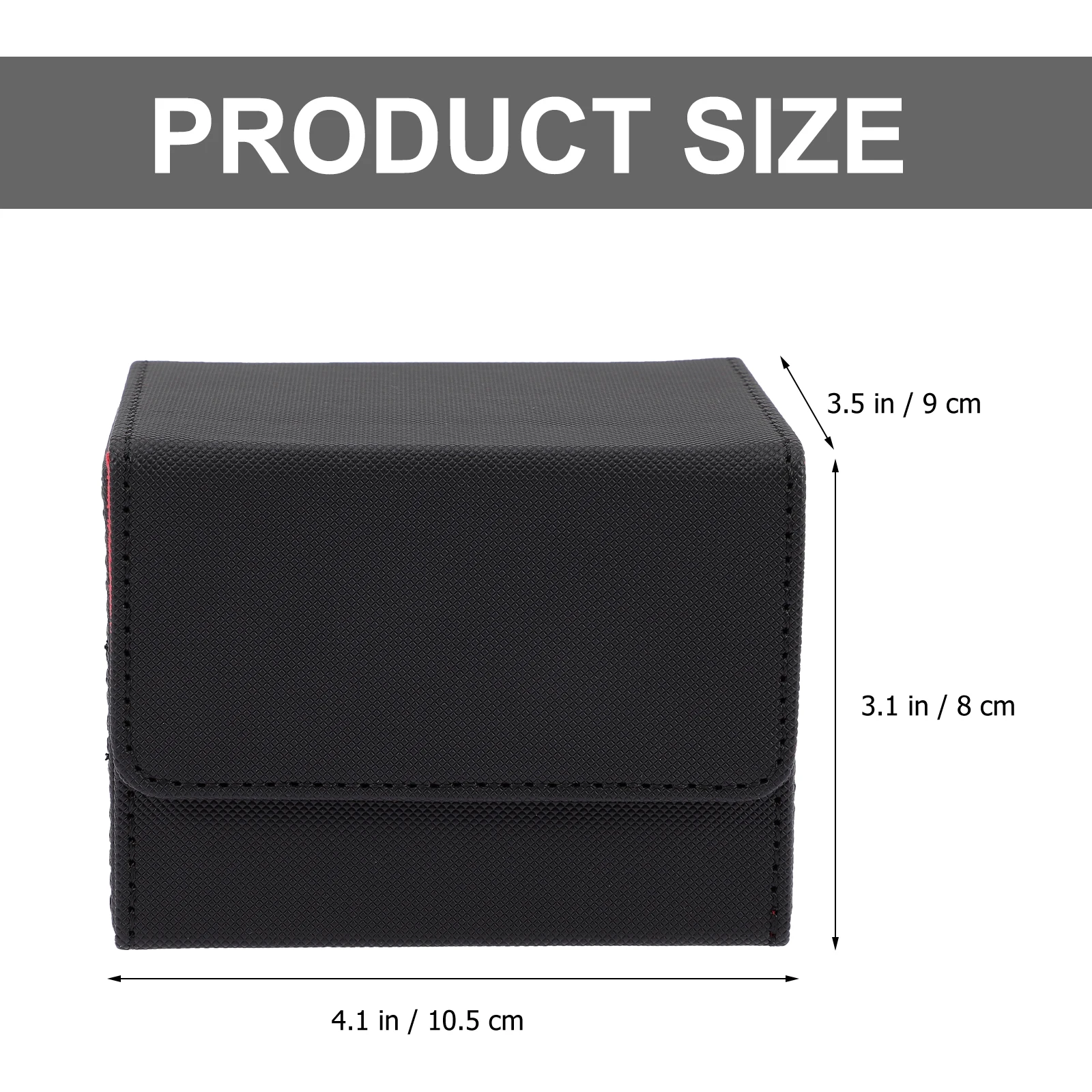 

PU Card Storage Box for Poker Tarot Games Cards ganizer Tray Scratch Resistant Portable Deck Holder Gift Collectors Kids