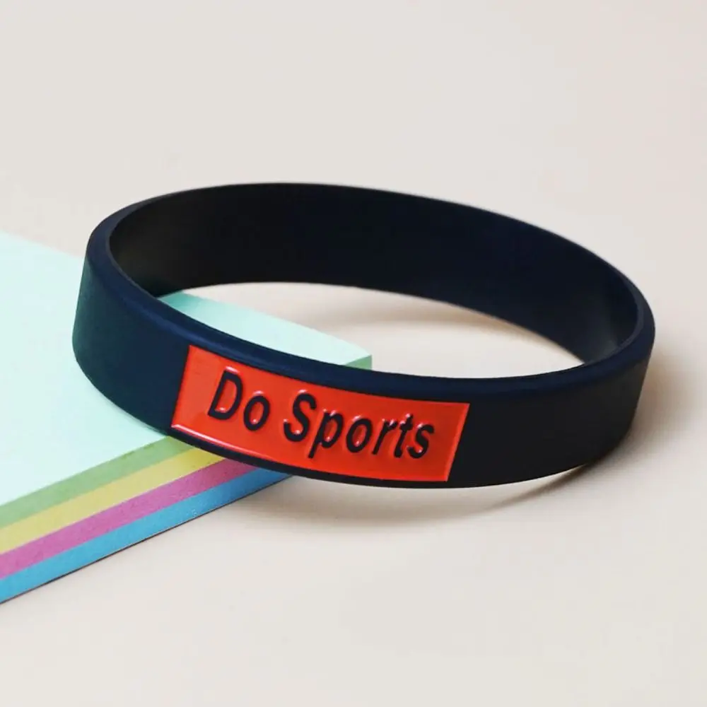 Hand Bands Do Sports Silicone Wristbands Printed Engraved Fashion Style Wrist Bands Jerwerly Simple