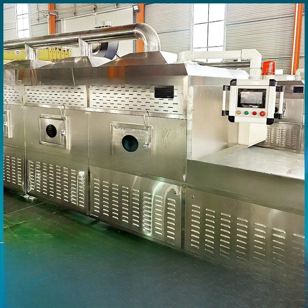 Microwave baking and curing machine