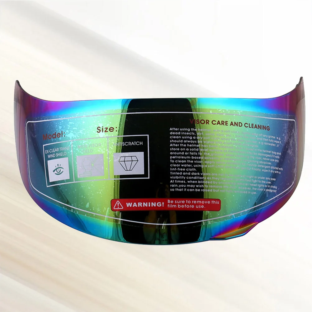 

Lightweight Motorcycle Visor Anti Glare Shatterproof Pc Windproof Shield Detachable For -Sv K5 Colorful Cycling