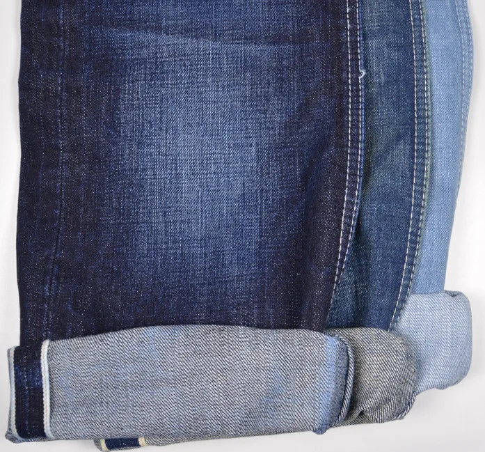 15.4 Ounce Unsanforized Selvage Denim Material New Women’s Selvedge Denim Fabric Jean Jacket Cotton Material WF323
