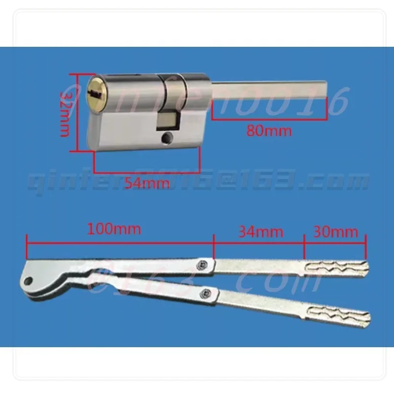 قفل شفرة من الدرجة C، قفل إلكتروني للباب/المدخل مضاد للسرقة، قفل ذكي، من الفولاذ المقاوم للصدأ #2