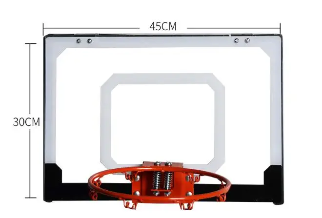 لوحة خلفية كرة سلة داخلية صغيرة مخصصة مع شبكة وطوق للأطفال