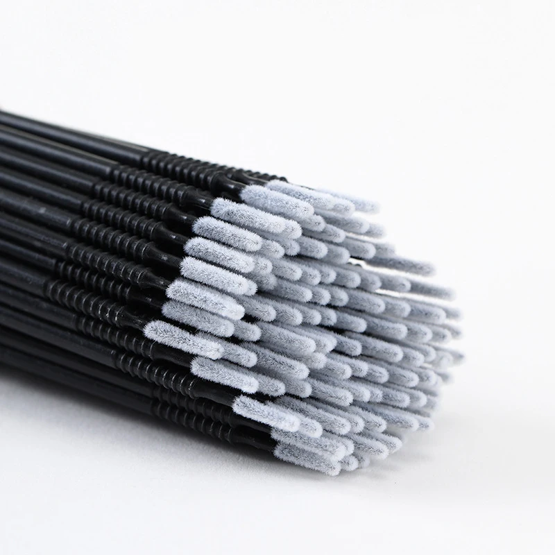 100 Stuks Wegwerp Lange Kop Borstels Micro Lash Borstels Wimpers Mascara Wattenstaafje Lash Extension Supplies Micro Applicator Wands