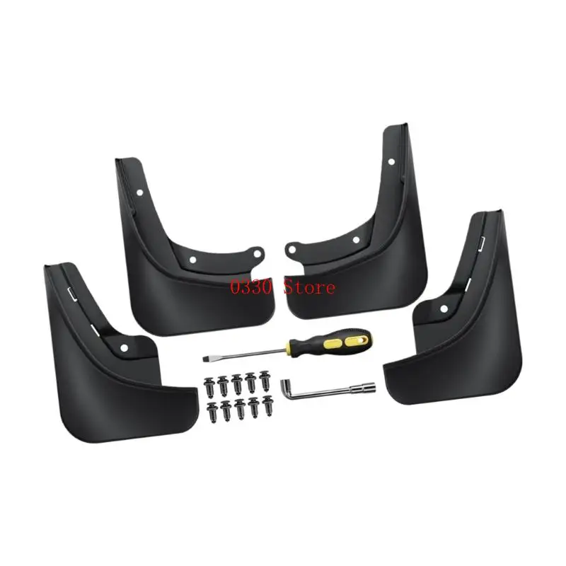 

Automotive Exterior Accessories Splash Guards Anti Scrape Design Simplified Installation Process Suitable for Vehicle