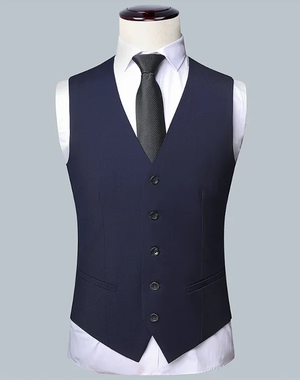 2026 Hochwertiger Herrenanzug in Unifarbe für Smart Casual Business, Hochzeit, Bankett, Bräutigam, Trauzeuge, Modetrend – Detail 22