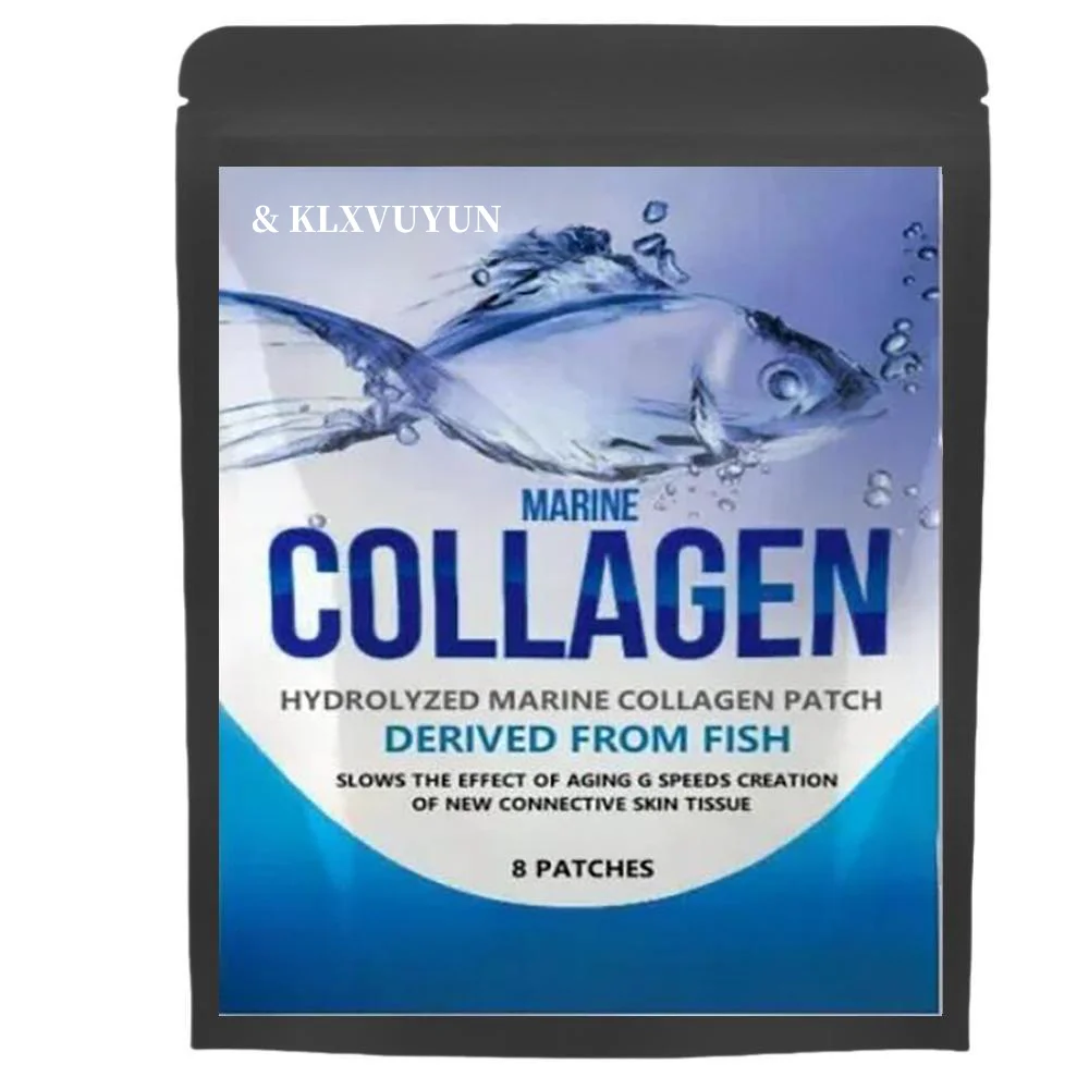 

Hydrolyzed Fish COLLAGEN MARINE Tablets Skin Anti Ageing Tissue Joints 8 Patches, Transdermal patches made in the USA