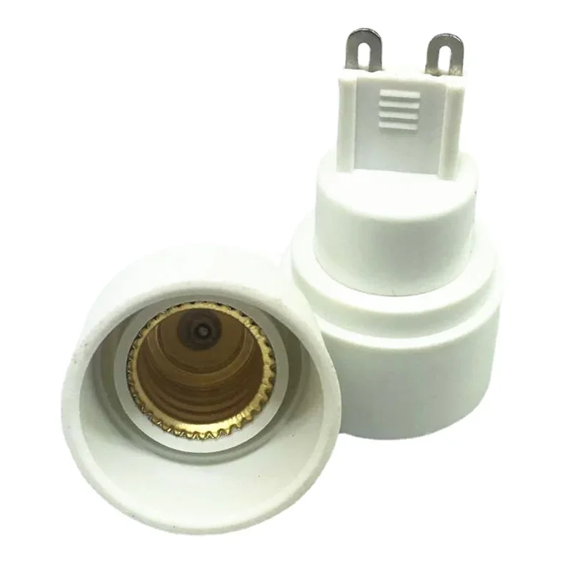 G9 to E14 Adapter Splitter FBT Flame Retardant Material Full Copper Contacts Convert G9 to E14 Light Bulb Socket