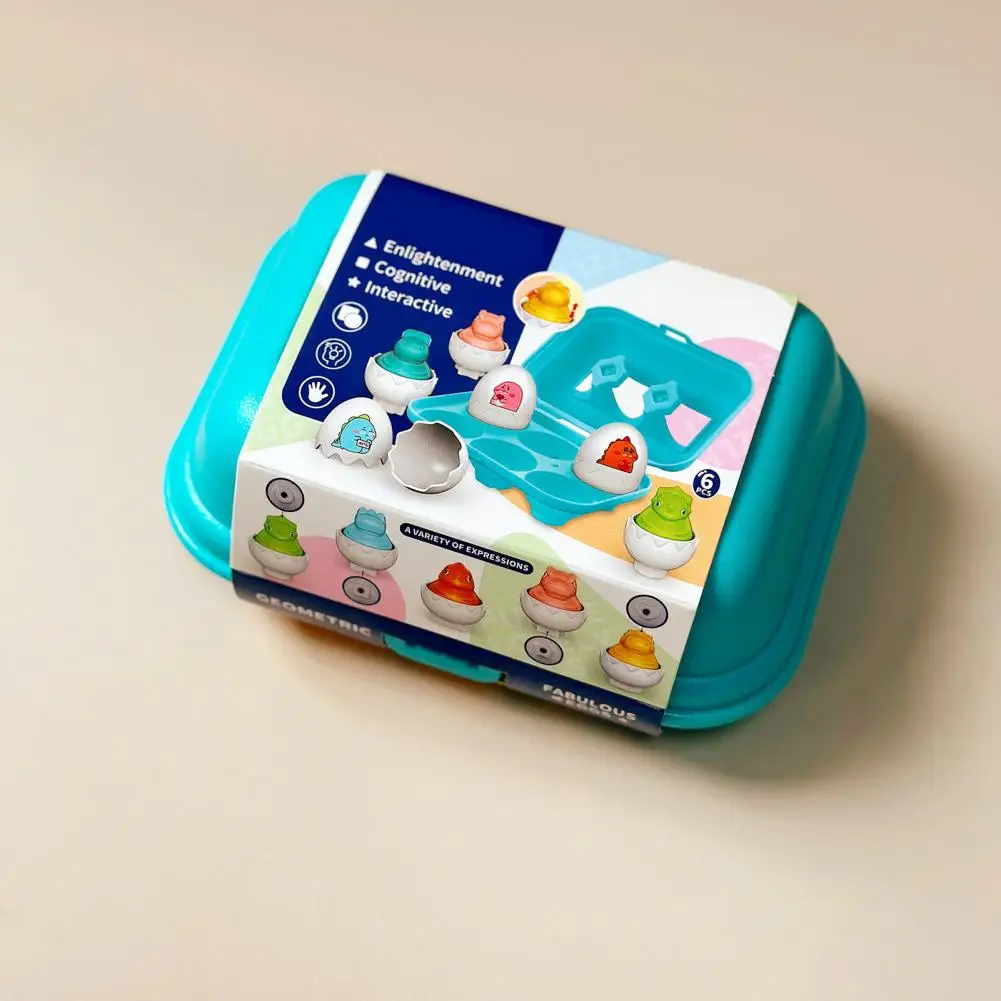 Ensemble de jouets œuf de dinosaure avec boîte de rangement pour documents, jouets pour tout-petits