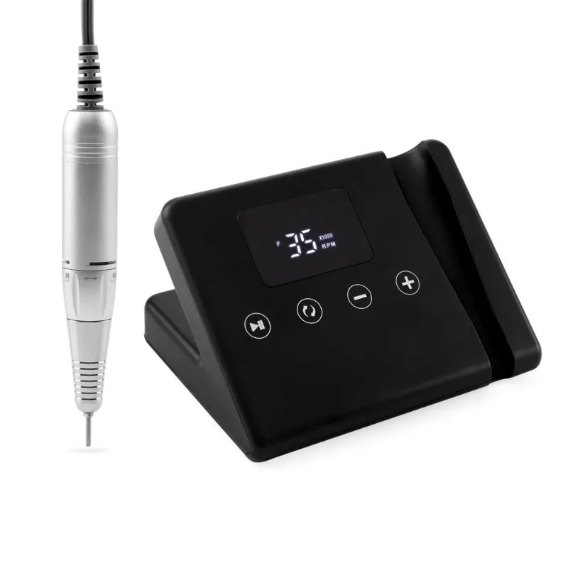 Professional E File Nail Drill Machine Portable 35000rpm Desktop Use Coreless Motor Strong Nail Sander Manicure Pedicure Set