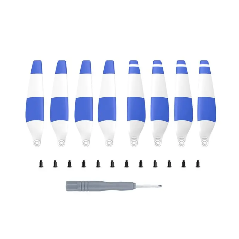 

8 Pieces 6030F Propeller Double-Sided Color Propeller Compact And Low-Noise Wing Propeller For DJI Mini 3 Blue