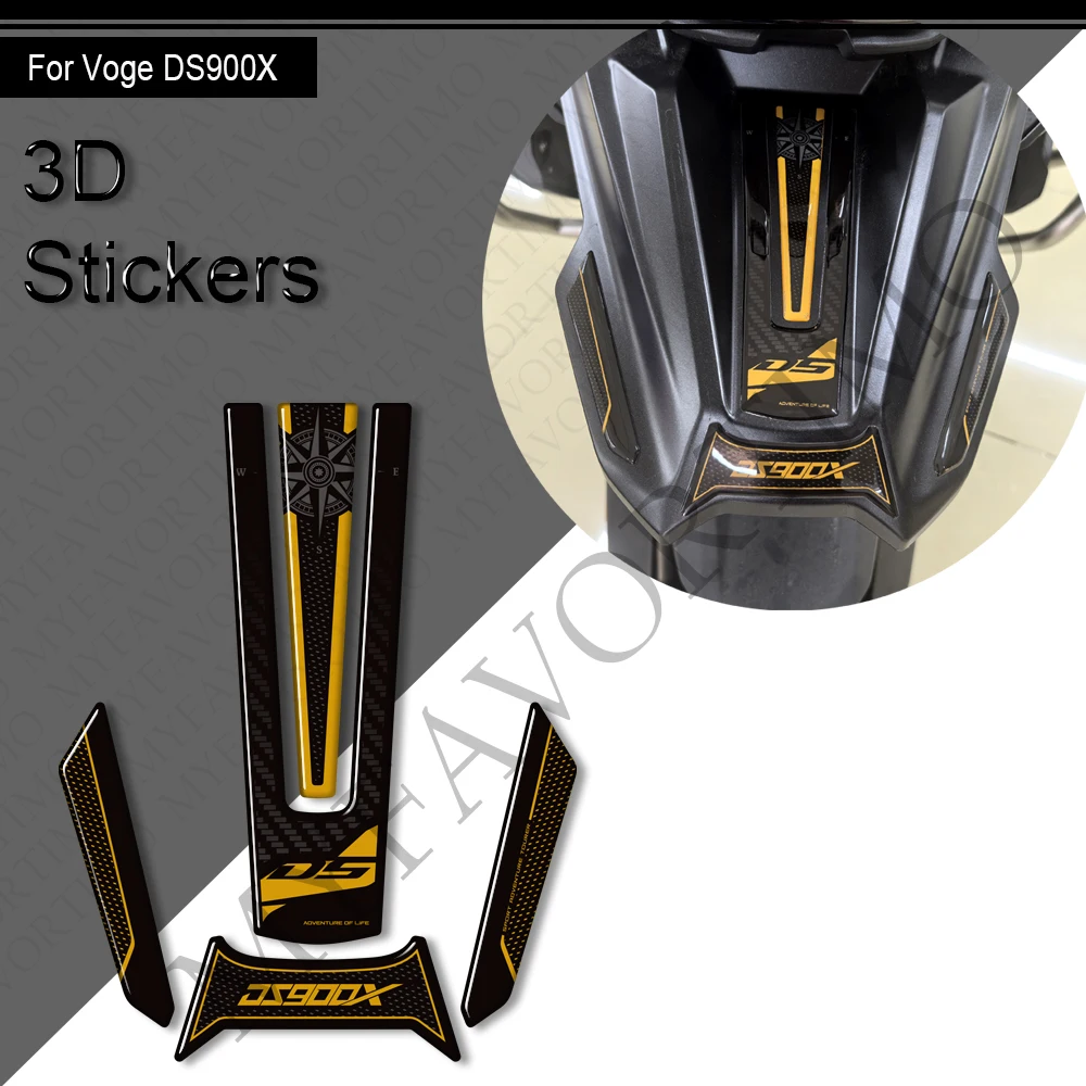 For VOGE DS900X 900DSX 900 DSX Adventure Motorcycle Handguard Fairing Fender Fuel Tank Pad Sticker Decals 2024 2025